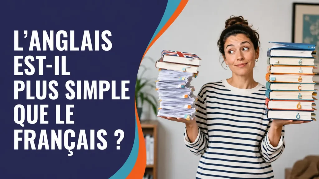Anglais plus simple que le français, comparaison linguistique