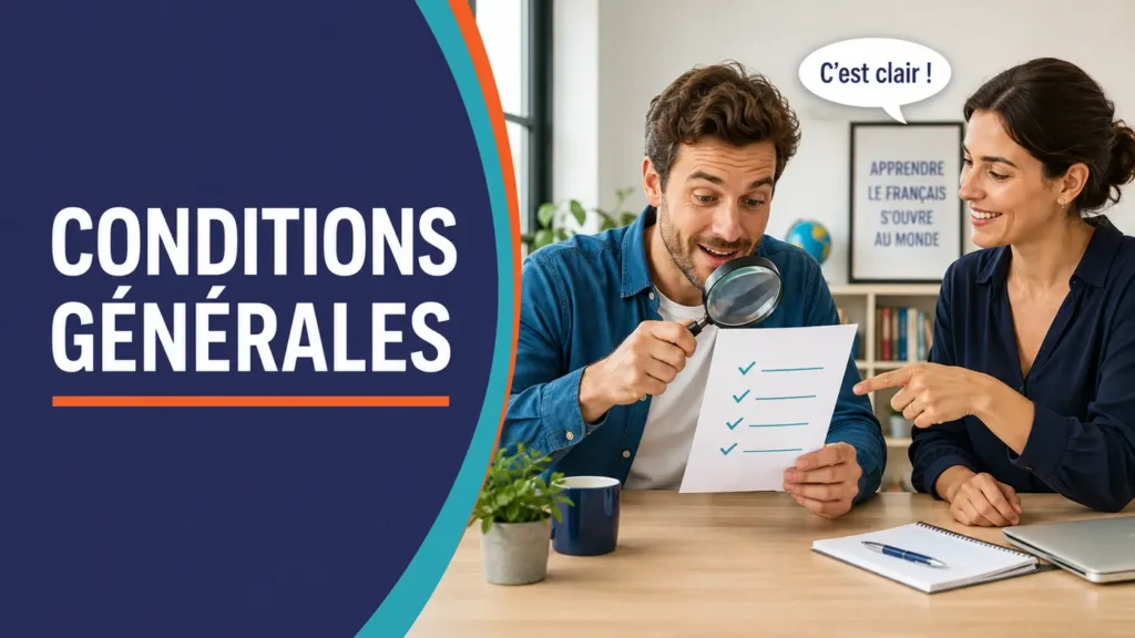 Conditions générales des cours de langues Talk and Chalk
