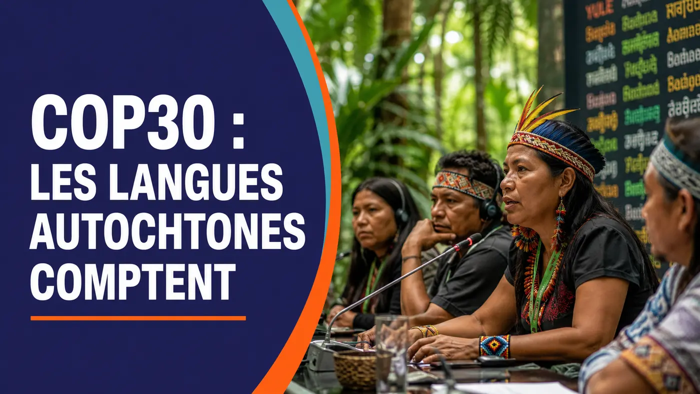 COP30 au Brésil, peuples autochtones, langues et climat