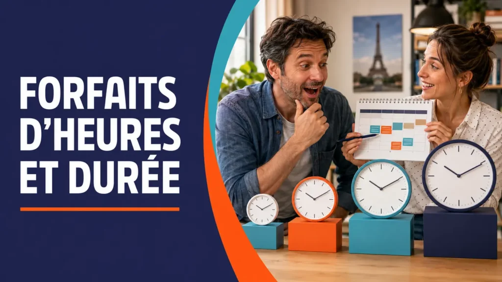 Forfaits d’heures et durée des cours de langues