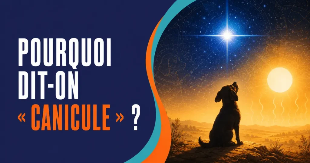 Origine du mot canicule : Sirius, le Grand Chien et la chaleur estivale