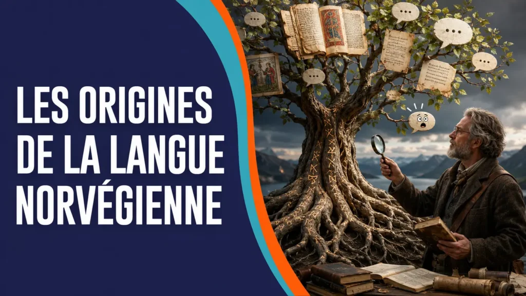 Origines de la langue norvégienne, vieux norrois et manuscrits