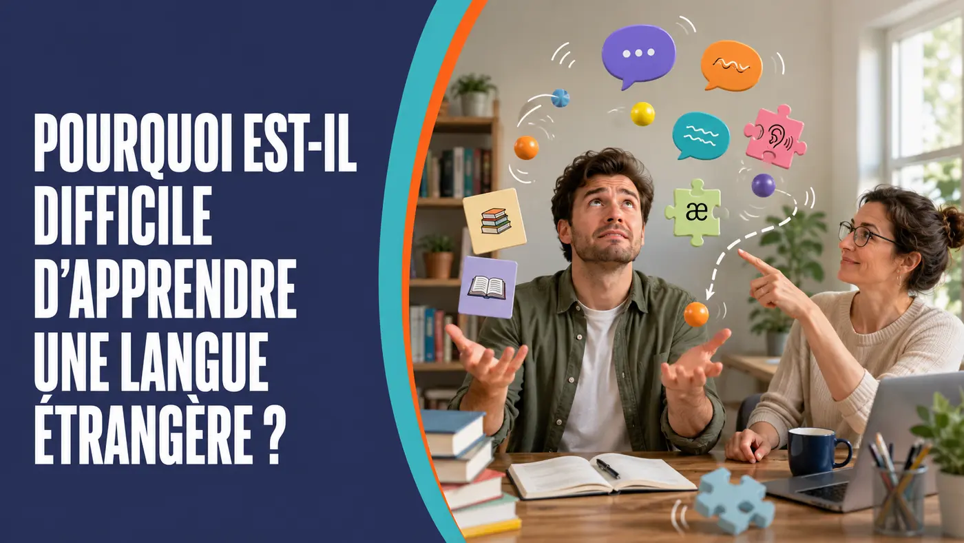 Pourquoi est-il difficile d’apprendre une langue étrangère ?